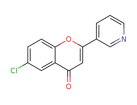 4H-1-Benzopyran-4-one,6-chloro-2-(3-pyridinyl)- cas  1920-54-3