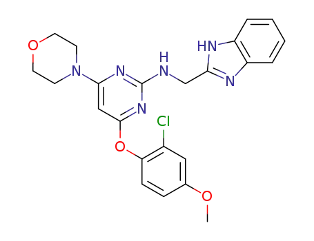 C<sub>23</sub>H<sub>23</sub>ClN<sub>6</sub>O<sub>3</sub>