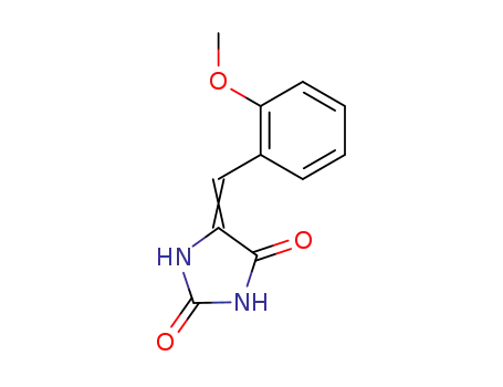 Molecular Structure of 21730-69-8 (5-(2-methoxyphenyl)methylenehydantoin)