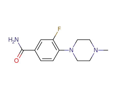 3-fluoro-4-(4-methylpiperazin-1-yl)benzamide