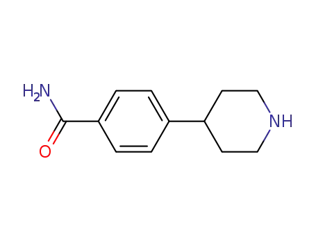 Molecular Structure of 886362-49-8 (4-(4'-Benzamide)piperidine)