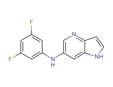 1H-Pyrrolo[3,2-b]pyridin-6-amine, N-(3,5-difluorophenyl)-