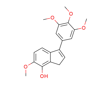 6-methoxy-3-(3',4',5'-trimethoxyphenyl)-1H-inden-7-ol