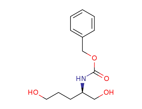 Molecular Structure of 478646-28-5 ((R)-2-N-CBZ-AMINO-PENTANE-1,5-DIOL)