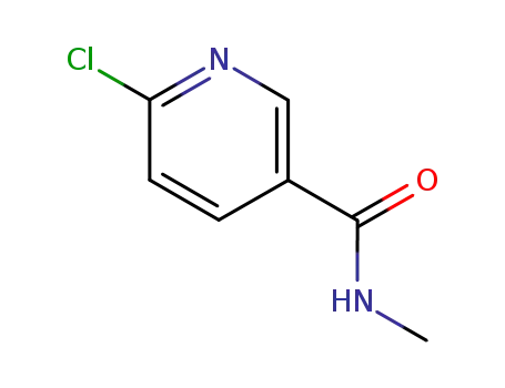 Molecular Structure of 54189-82-1 (6-CHLORO-N-METHYL-NICOTINAMIDE)