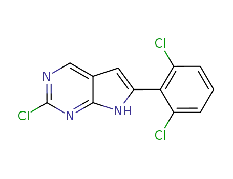 2-chloro-6-(2,6-dichlorophenyl)-7H-pyrrolo[2,3-d]pyrimidine