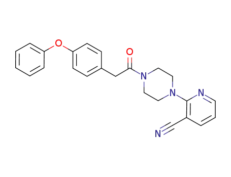 2.(4-(2-(4-phenoxyphenyl)acetyl)piperazin-1-yl)nicotinonitrile