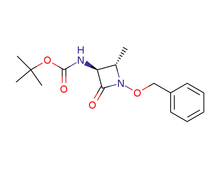 Molecular Structure of 75659-16-4 ((3S-trans)-3-[(t-Butyloxycarbonyl)aMino]-4-Methyl-2-oxo-1-(phenylMethoxy)azetidine)