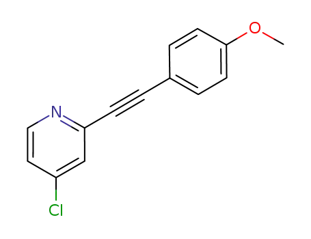 4-chloro-2-[(4-methoxyphenyl)ethynyl]pyridine