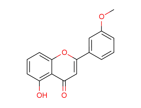 Molecular Structure of 6697-60-5 (5-HYDROXY-3'-METHOXYFLAVONE)