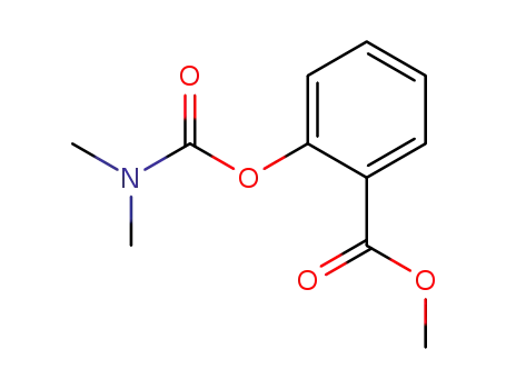 Molecular Structure of 22001-35-0 (methyl 2-((dimethylcarbamoyl)oxy)benzoate)