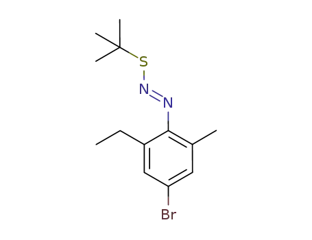 4-Bromo-2-ethyl-6-methylphenyldiazo-t-butyl sulfide