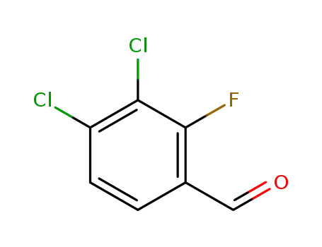 Molecular Structure of 1349718-54-2 (3,4-Dichloro-2-fluorobenzaldehyde)