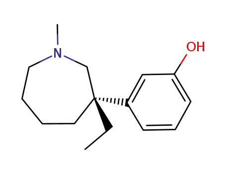 Molecular Structure of 94666-16-7 ((-)-meptazinol)