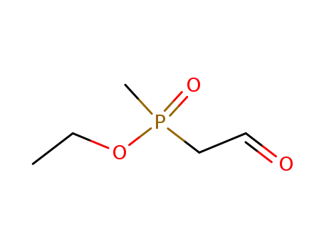 Molecular Structure of 63135-95-5 (Phosphinic acid, methyl(2-oxoethyl)-, ethyl ester)