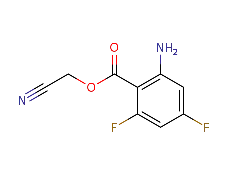 2-amino-4,6-difluorobenzoic acid cyanomethyl ester