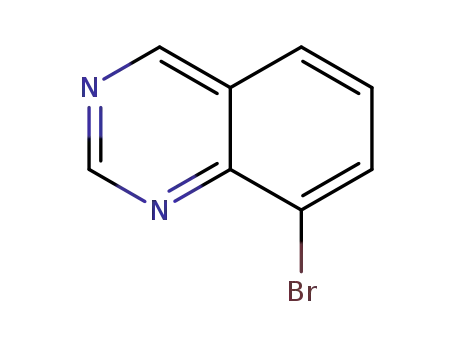 Molecular Structure of 1123169-41-4 (8-Bromoquinazoline)