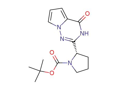 (S)-tert-butyl 2-(4-oxo-3,4-dihydropyrrolo[1,2-f][1,2,4]triazin-2-yl)pyrrolidine-1-carboxylate