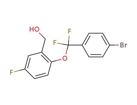 {2-[(4-bromophenyl)(difluoro)methoxy]-5-fluorophenyl}methanol