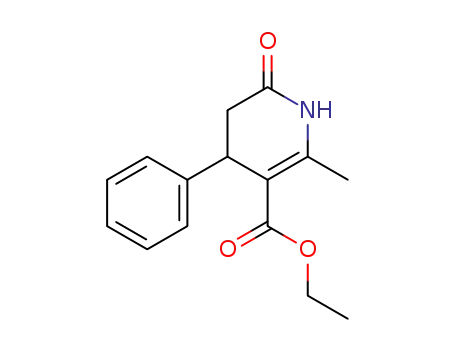 3-Pyridinecarboxylic acid, 1,4,5,6-tetrahydro-2-methyl-6-oxo-4-phenyl-,
ethyl ester