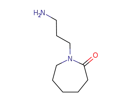 Molecular Structure of 24566-95-8 (N-(3-Aminopropyl)-EPSILON-caprolactam)
