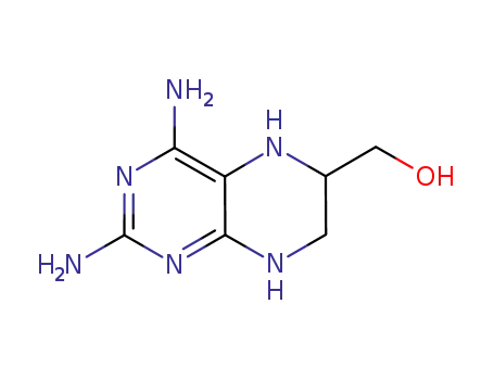 Molecular Structure of 89852-78-8 (6-Pteridinemethanol, 2,4-diamino-1,5,6,7-tetrahydro-)