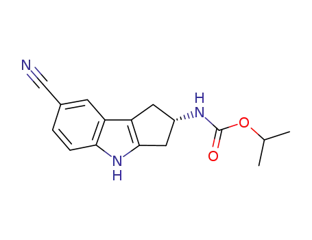 (S)-(7-cyano-1,2,3,4-tetrahydrocyclopenta[b]indol-2-yl)carbamic acid isopropyl ester
