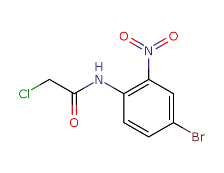 Molecular Structure of 854583-85-0 (AcetaMide, N-(4-broMo-2-nitrophenyl)-2-chloro-)