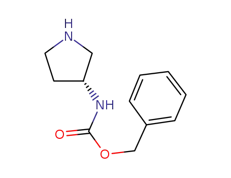 Molecular Structure of 879275-77-1 ((R)-3-N-CBZ-AMINOPYRROLIDINE)