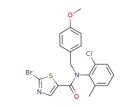 5-Thiazolecarboxamide,
2-bromo-N-(2-chloro-6-methylphenyl)-N-[(4-methoxyphenyl)methyl]-