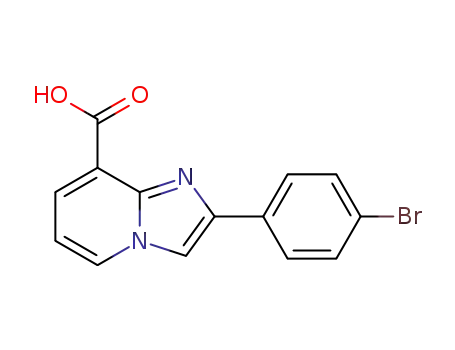 2-(4-Bromophenyl)imidazo[1,2-a]pyridine-8-carboxylic acid