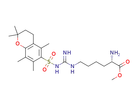 methyl (2S)-2-amino-6-{[(2,2,5,7,8-pentamethyl-3,4-dihydro-2H-chromen-6-yl)sulfonyl]carbamimidamido}hexanoate