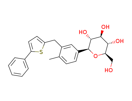 D-Glucitol, 1,5-anhydro-1-C-[4-Methyl-3-[(5-phenyl-2-thienyl)Methyl]phenyl]-, (1S)-