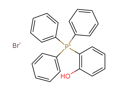 Molecular Structure of 844468-42-4 (Phosphonium, (2-hydroxyphenyl)triphenyl-, bromide)