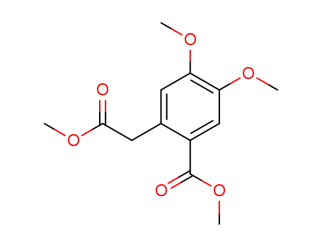 4,5-dimethoxy-2-methoxycarbonylmethyl-benzoic acid methyl ester