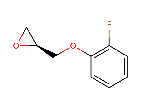 Molecular Structure of 184488-19-5 ((S)-2-((2-FLUOROPHENOXY)METHYL)OXIRANE)