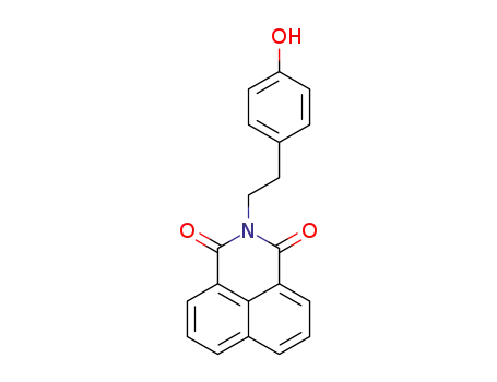 Molecular Structure of 1286315-71-6 (2-[2-(4-hydroxyphenyl)ethyl]-1H-benz[de]isoquinoline-1,3(2H)-dione)
