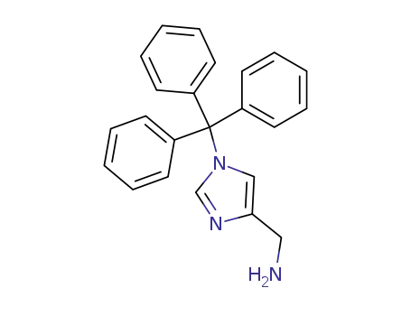 Molecular Structure of 340179-89-7 (C-(1-TRITYL-1H-IMIDAZOL-4-YL)-METHYLAMINE)