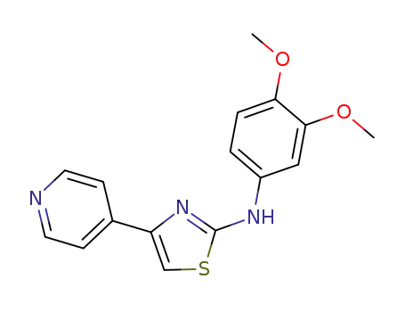 N-(3,4-dimethoxyphenyl)-4-(4-pyridinyl)-1,3-thiazol-2-amine