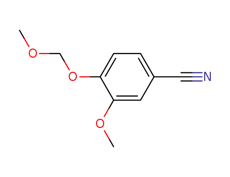 Molecular Structure of 161196-85-6 (3-methoxy-4-(methoxymethyloxy)benzonitrile)