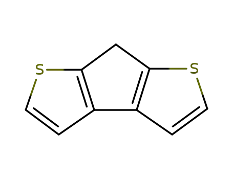 Molecular Structure of 389-55-9 (7H-Cyclopenta[1,2-b:4,3-b']dithiophene)