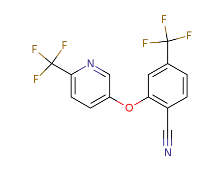 4-(trifluoromethyl)-2-(6-(trifluoromethyl)pyridin-3-yloxy)benzonitrile