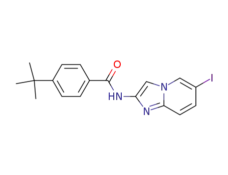 4-tert-butyl-N-(6-iodoimidazo[1,2-a]pyridin-2-yl)benzamide