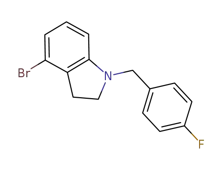 4-bromo-1-(4-fluorobenzyl)indoline