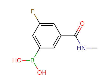 3-플루오로-5-(메틸카르바모일)페닐붕소산