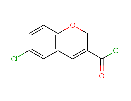 6-Chloro-2H-1-benzopyran-3-carbonylchloride