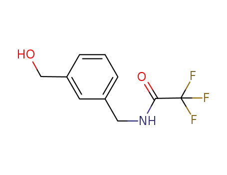 2,2,2-trifluoro-N-(3-(hydroxymethyl)benzyl)-acetamide