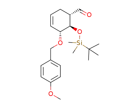(1S,5R,6R)-6-(tert-butyldimethylsilyloxy)-5-(4-methoxybenzyloxy)-3-cyclohexene-1-carbaldehyde