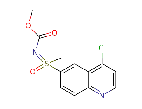 methyl [(4-chloroquinolin-6-yl)(methyl)oxido-λ4-sulphanylidene]carbamate