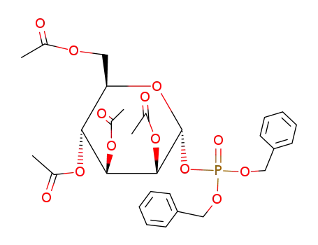 Dibenzyl-2,3,4,6-tetra-O-acetyl-α-D-mannopyranosyl-phosphat